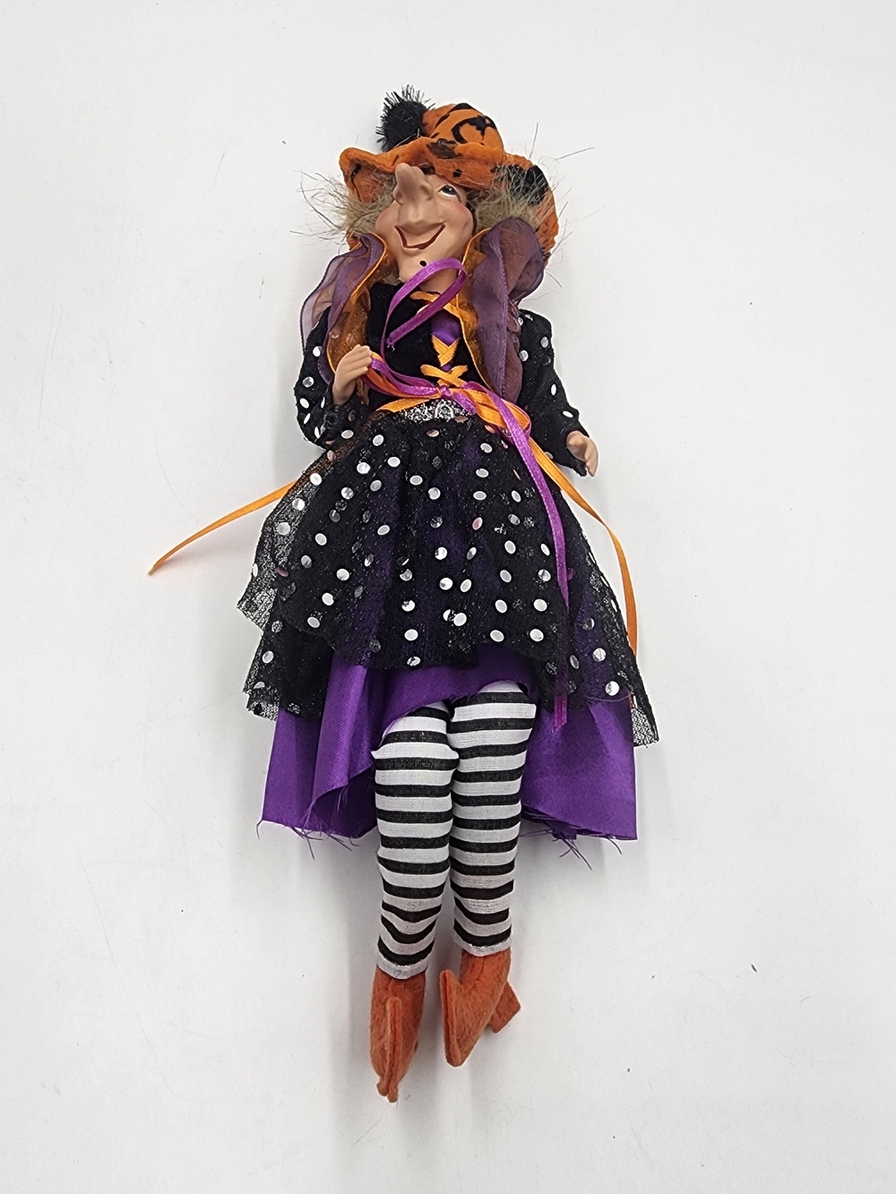 RAZ Imports Halloween Sitting Witch Shelf Sitter Doll